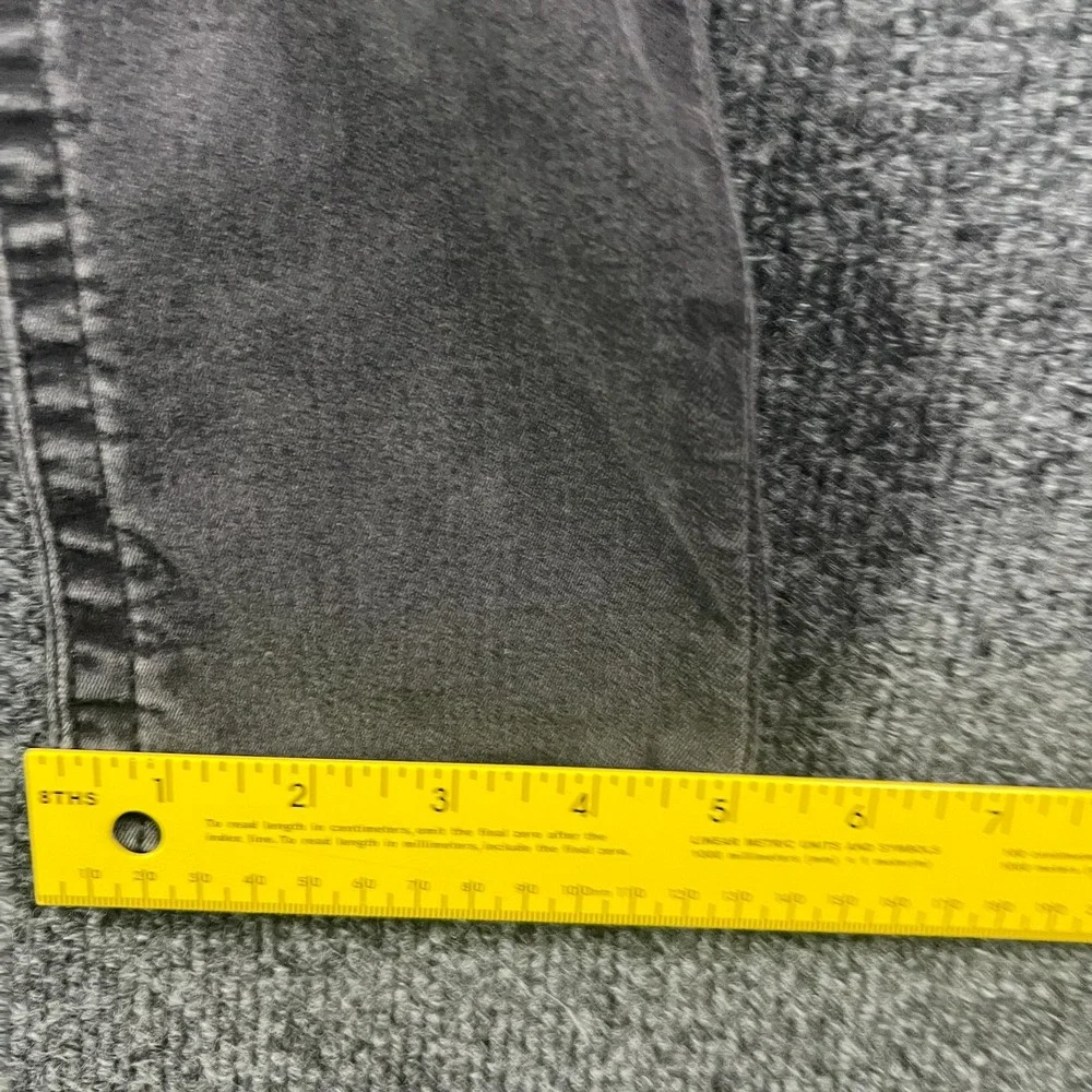 True Religion Skinny‎ Leg Flap Jeans Womens 29x31.5 Gray Denim Cotton Low Rise
